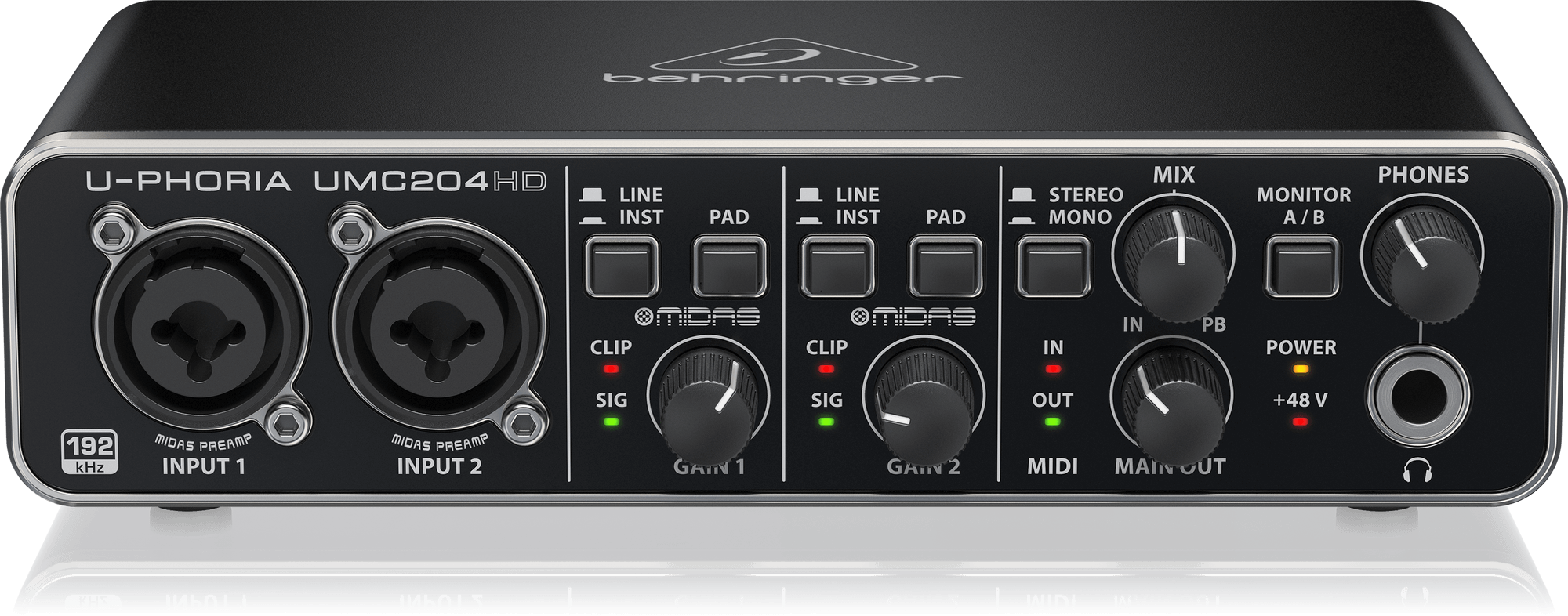 Звуковая карта Behringer UMC204HD