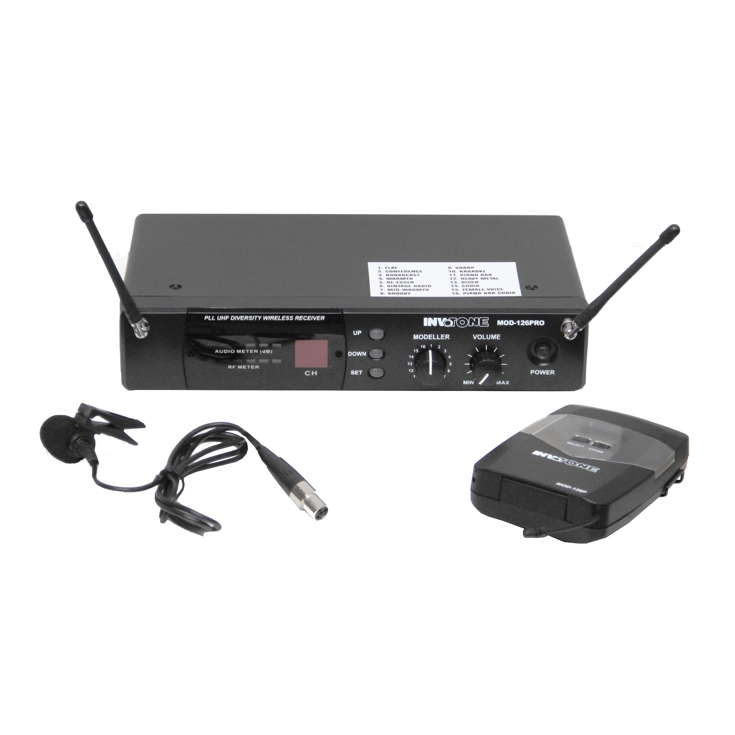 Петличная радиосистема INVOTONE MOD-126LV