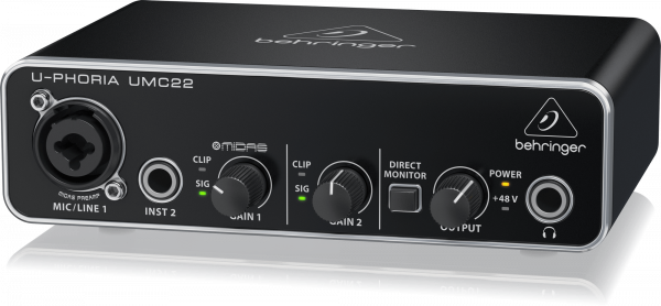 Звуковая карта Behringer UMC22