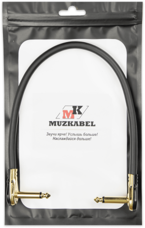 Патч-кабель MUZKABEL TJCIK3P - 0.1 метра, JACK - JACK