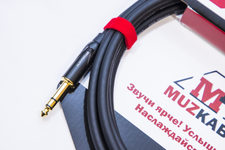 Аудио кабель MUZKABEL BXRMK3 - 6 метров, XLR (папа) - JACK (стерео)