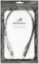 Патч-кабель MUZKABEL RSFIK4BP - 0.1 метра, RCA – RCA (Синее кольцо)
