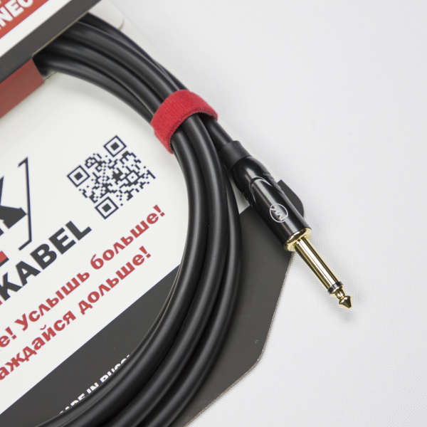 Гитарный кабель MUZKABEL CJXMK3(RX) - 15 метров, JACK - JACK (Отсечка)