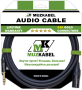 Аудио кабель MUZKABEL BXRMK3 - 6 метров, XLR (папа) - JACK (стерео)
