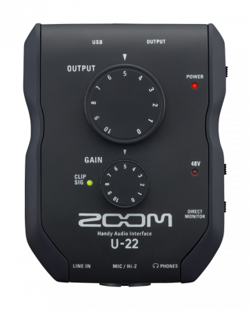 Аудиоинтерфейс Zoom U-22
