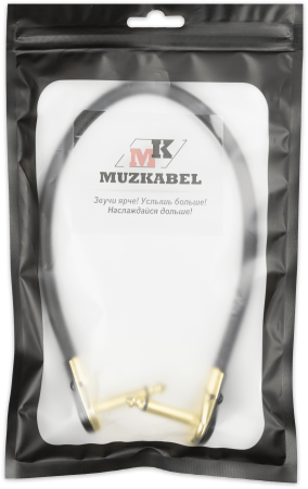 Патч-кабель MUZKABEL TJCIK3P - 0.1 метра, JACK - JACK