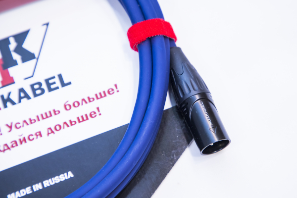 Аудио кабель MUZKABEL BXFMK1S - 15 метров, XLR (папа) - JACK (стерео)