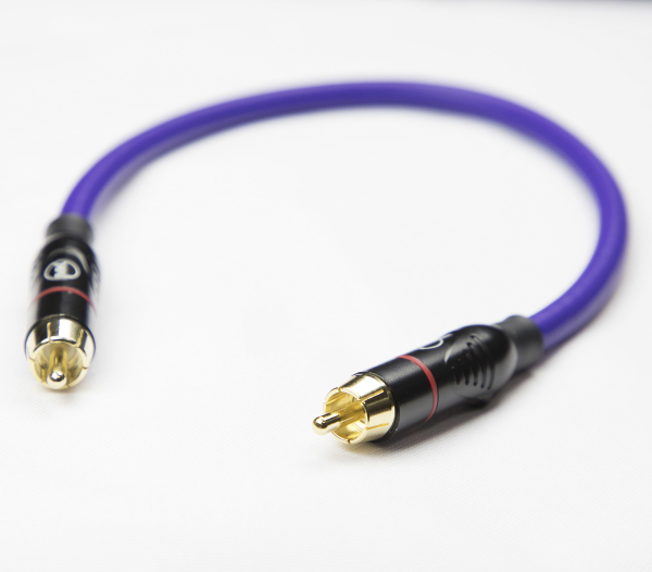 Патч-кабель MUZKABEL RSFIK4VP - 0.15 метра, RCA – RCA (Красное кольцо)