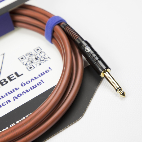 Микрофонный кабель MUZKABEL XJSMK5B - 1,5 метра, JACK (моно) - XLR (мама)