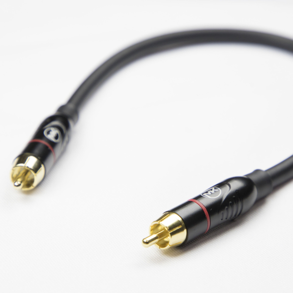 Патч-кабель MUZKABEL RSFIK4BP - 0.15 метра, RCA – RCA (Красное кольцо)