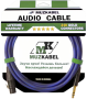 Аудио кабель MUZKABEL BSJMK5N - 1,5 метра, XLR (мама) - JACK (стерео)