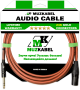 Аудио кабель MUZKABEL BXSMK5B - 1,5 метра, XLR (папа) - JACK (стерео)