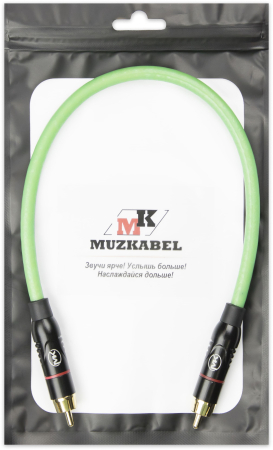 Патч-кабель MUZKABEL SRCIK2P - 0.3 метра, RCA – RCA (Красное кольцо)
